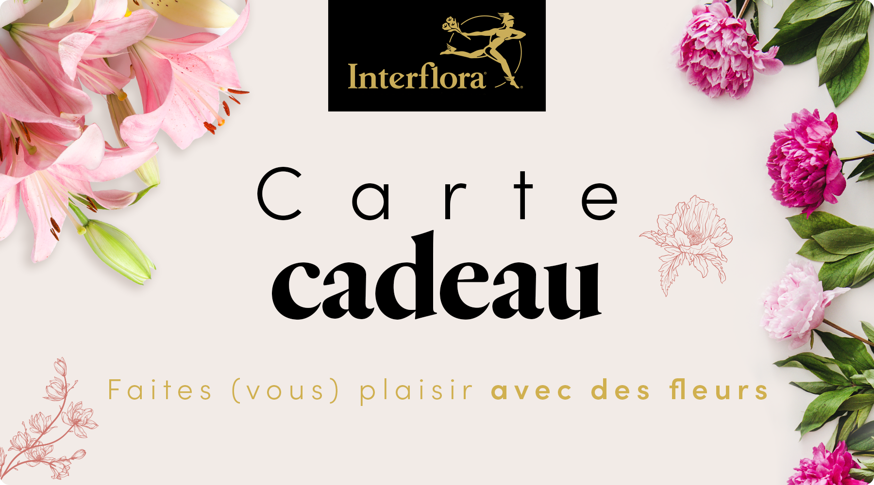 Chèque cadeau Interflora
