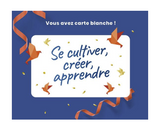 Carte cadeau Cultura