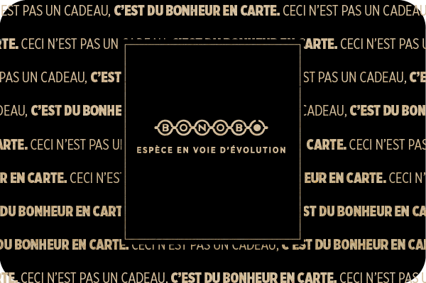 Carte cadeau Bonobo