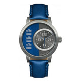 Montre Quartz Homme Gris/Bleu