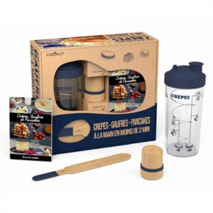 COFFRET SHAKER À CRÊPES, PANCAKES, GAUFRES