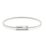 Bracelet le gramme Câble en argent brossé, 7 grammes