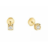 Boucles d oreilles dinh van Le Cube Diamant en or et diamants