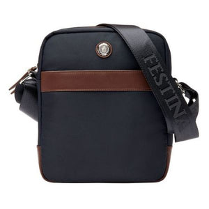 Sac reporter Button Navy & Brown