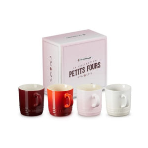 Set de 4 tasses à cappuccino Petits Fours en céramique