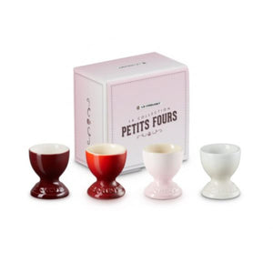 Set de 4 coquetiers Petits Fours en céramique