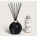 Coffret Bouquet parfumé Marbrure Noir