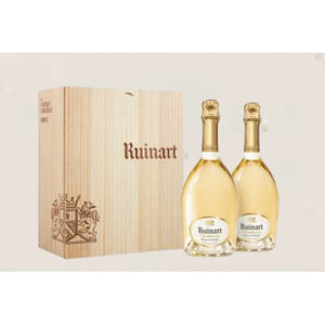 Coffret de 2 bouteilles de Ruinart blanc de blanc