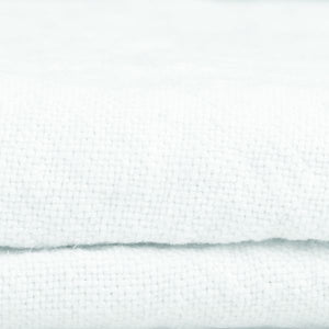 Nappe lin blanc rectangulaire