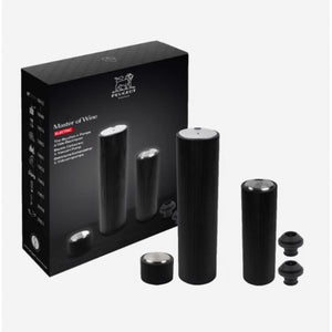 Coffret Master of Wine  électrique Line Preserve noir mat.