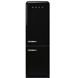 Réfrigérateur Combiné Noir Esthétique Années 50