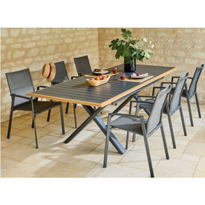 Ensemble jardin composé d une colibris 187*247 cm et de 6 fauteuils