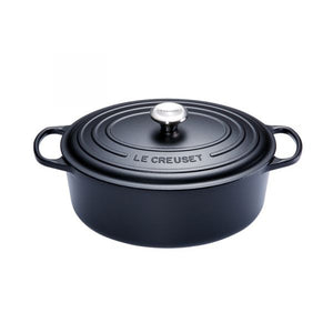 Cocotte ovale 31 cm noire