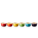 Set de 6 mini ramequins Arc en Ciel