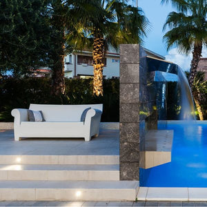 Canapé Bubble club blanc zinc