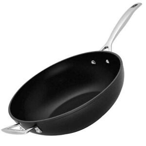 Poêle Wok Anti-Adhérente en Aluminium Forgé, Ø 30 cm