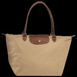 Sac shopping Pliage Longchamp beige