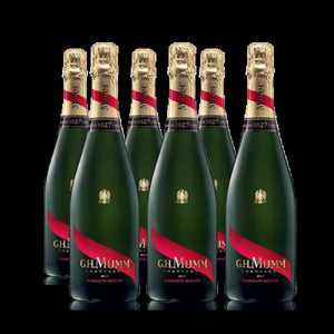 Carton de 6 bouteilles de Champagne Mumm cordon rouge