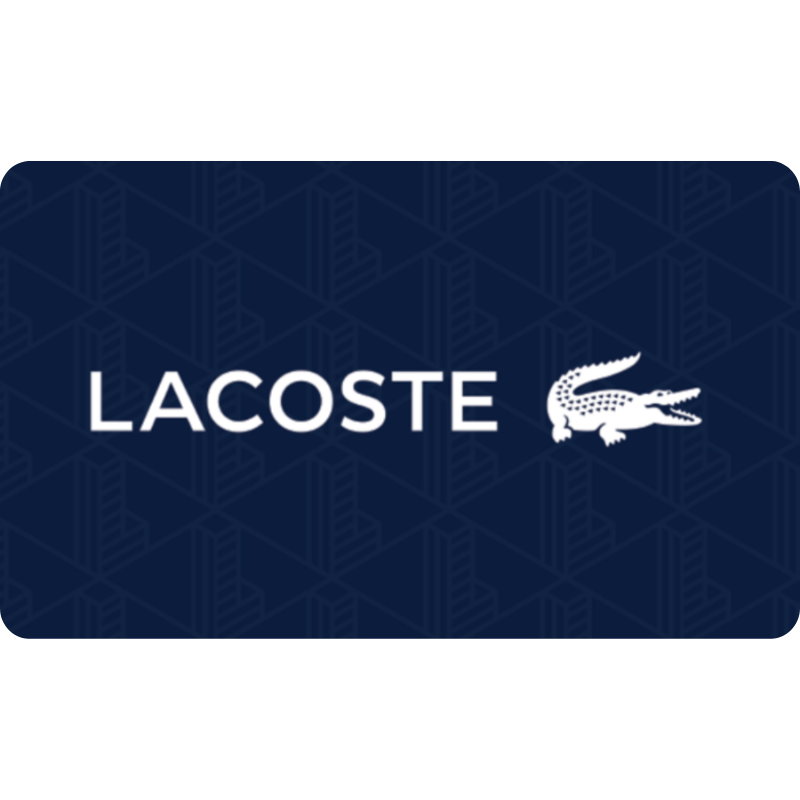 Carte Cadeau Lacoste
