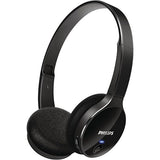 Casque Audio Bluetooth sans fil avec micro, ultraléger, Noir