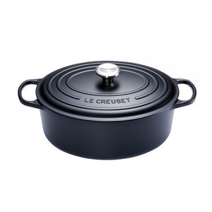 Cocotte ovale 40 cm noire