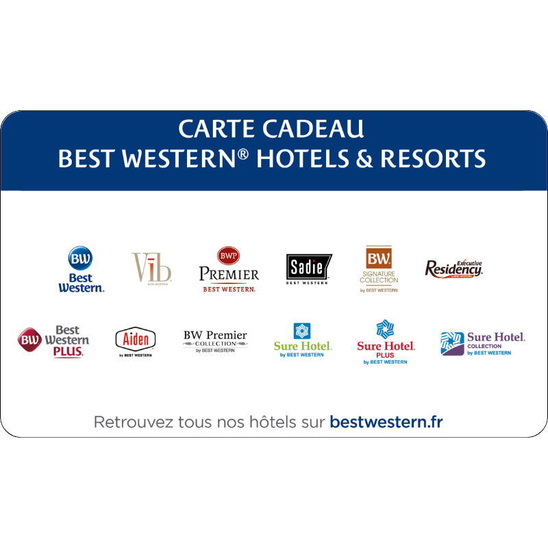 Carte cadeau Best Western