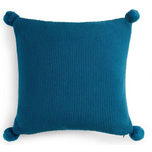 Coussin décoratif bleu