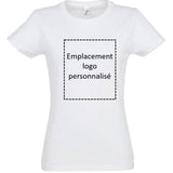 25 T-shirts femmes blancs personnalisés