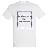 25 T-shirts hommes blancs personnalisés