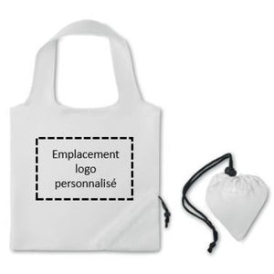 50 Sacs shopping pliables personnalisés