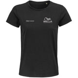 25 T-shirts ajustés femmes noirs  personnalisés