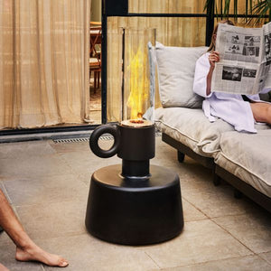 Flamtastique Grande lampe à huile d extérieur anthracite