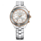 Montre Octea Lux Sport Bracelet en métal, Blanc, Acier inoxydable