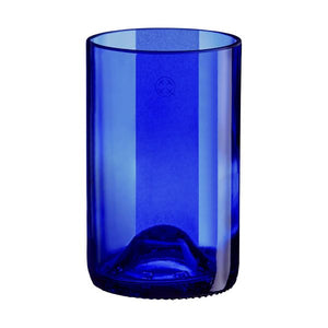 coffret 4 verres bleu Long drink sablage vertical 33 cl