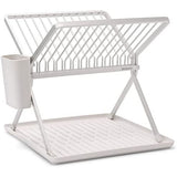 Égouttoir à vaisselle aluminium gris
