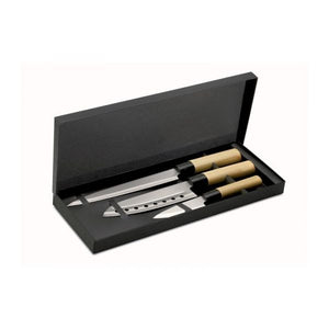 Set 3 couteaux style japonais