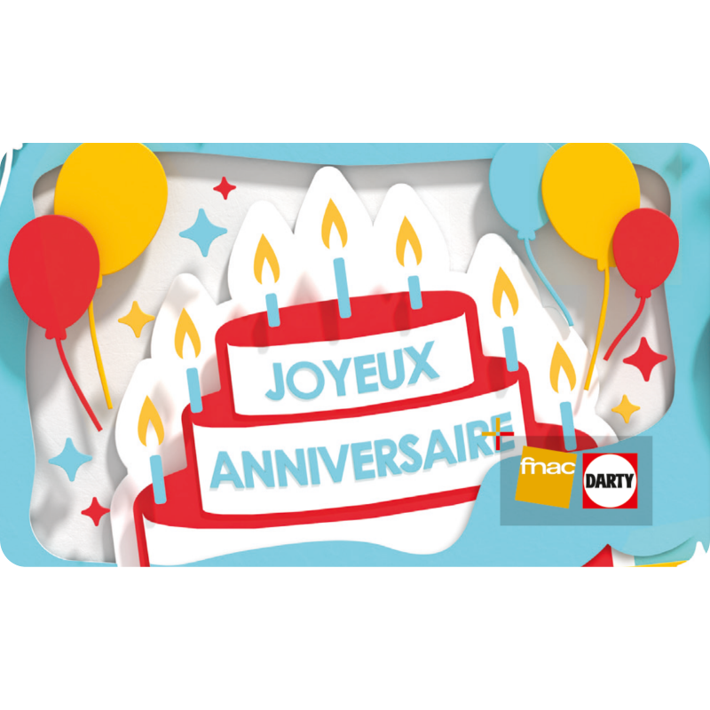Carte cadeau Fnac Darty