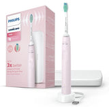 Brosse à dents électrique, étui de transport, Rose pastel