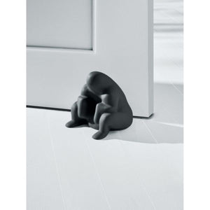 Bloque-porte en résine thermoplastique, noir