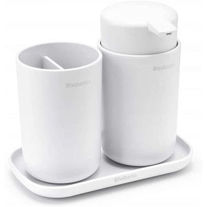 Ensemble accessoires salle de bains ReNew, kit de 3 - White