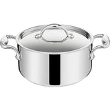 Accaddemia Lagofusion Faitout inox 24cm (5,3 L) + couvercle