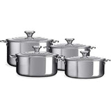 Set de 4 pièces inox signature