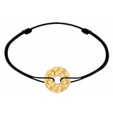 Bracelet femme sur cordon dinh van Pi en or jaune