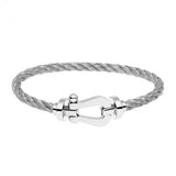 Bracelet Force 10 Grand modèle or blanc