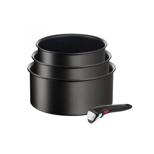 Ingenio Eco Resist Set 3 Casseroles + 1 Poignée -Induction