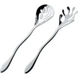Set Couverts à Salade Design, Acier, Poli Alessi