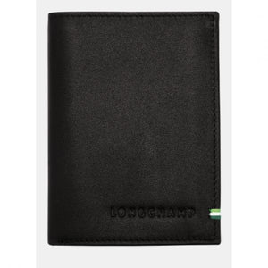 Portefeuille Longchamp sur seine Cuir - Noir