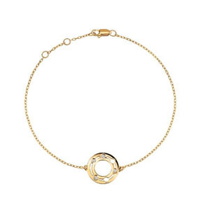 Bracelet Pulse Dinh Van en or jaune et diamants