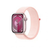 Apple Watch Series 9 GPS, alu rose 45 mm, Boucle rose pâle