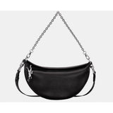 Sac Bandoulière S Smile Cuir - Noir